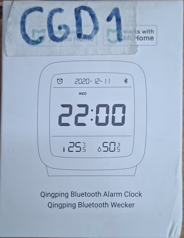 Qingping Bluetooth Alarm Clock – Reloj Despertador Inteligente con Termómetro e Higrómetro