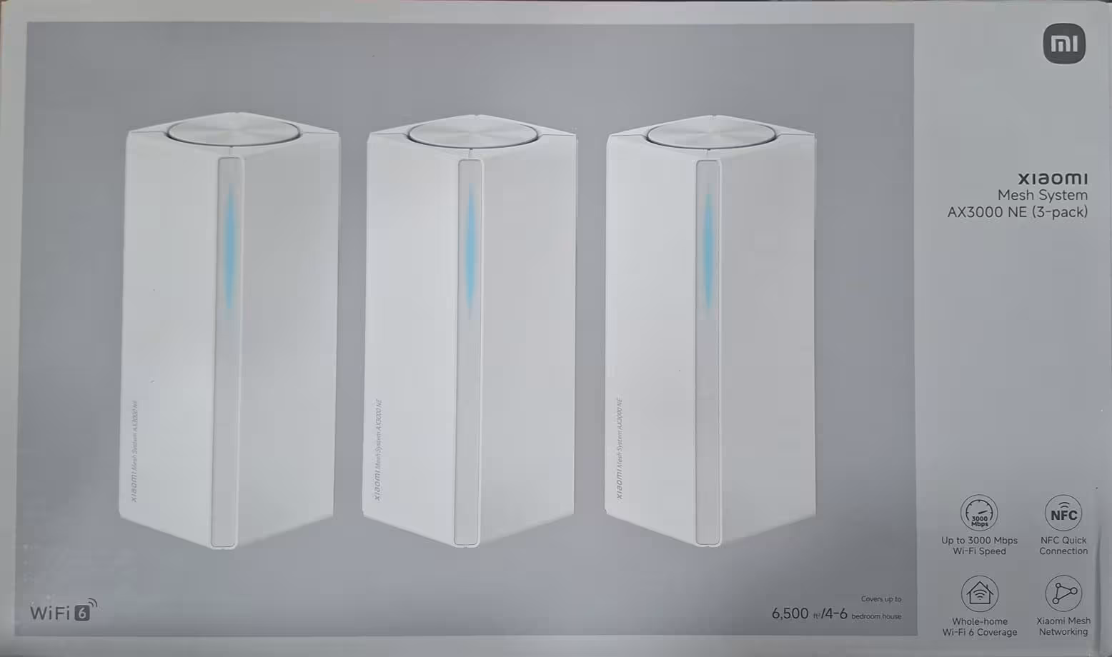Mesh WiFi 6 AX3000: Conexión ultrarrápida, puertos Gigabit y tecnología Mesh para una red estable