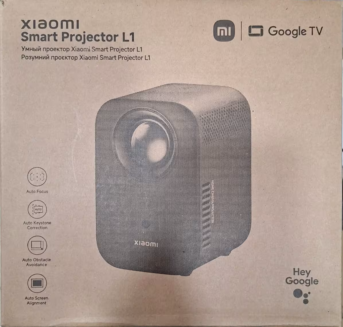 Xiaomi Smart Projector L1 Proyector Inteligente Google TV Enfoque Auto