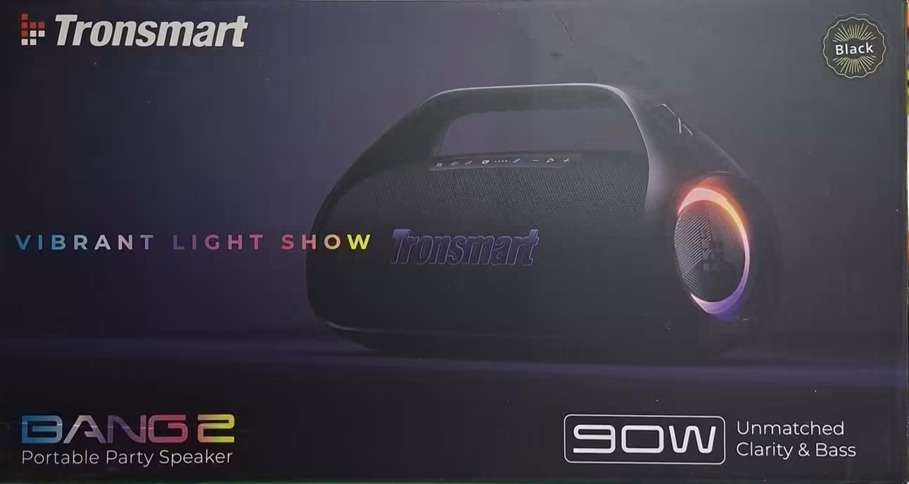 Tronsmart Bang SE Parlante Portátil Bluetooth 40W Luces LED y Asa