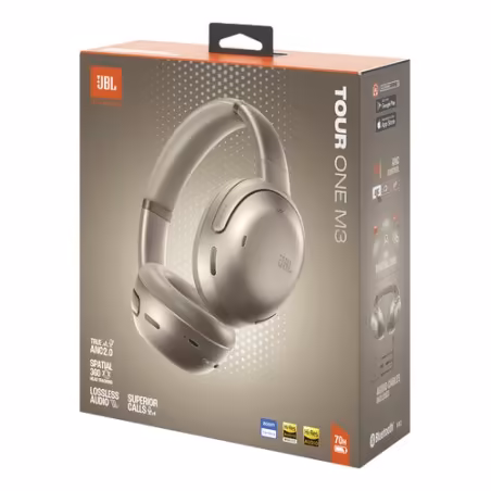 Audífonos Inalámbricos JBL Tour One M3 con Audio Espacial 360°, Bluetooth y Autonomía de 70 Horas