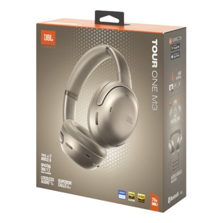 Audífonos Inalámbricos JBL Tour One M3 con Audio Espacial 360°, Bluetooth y Autonomía de 70 Horas