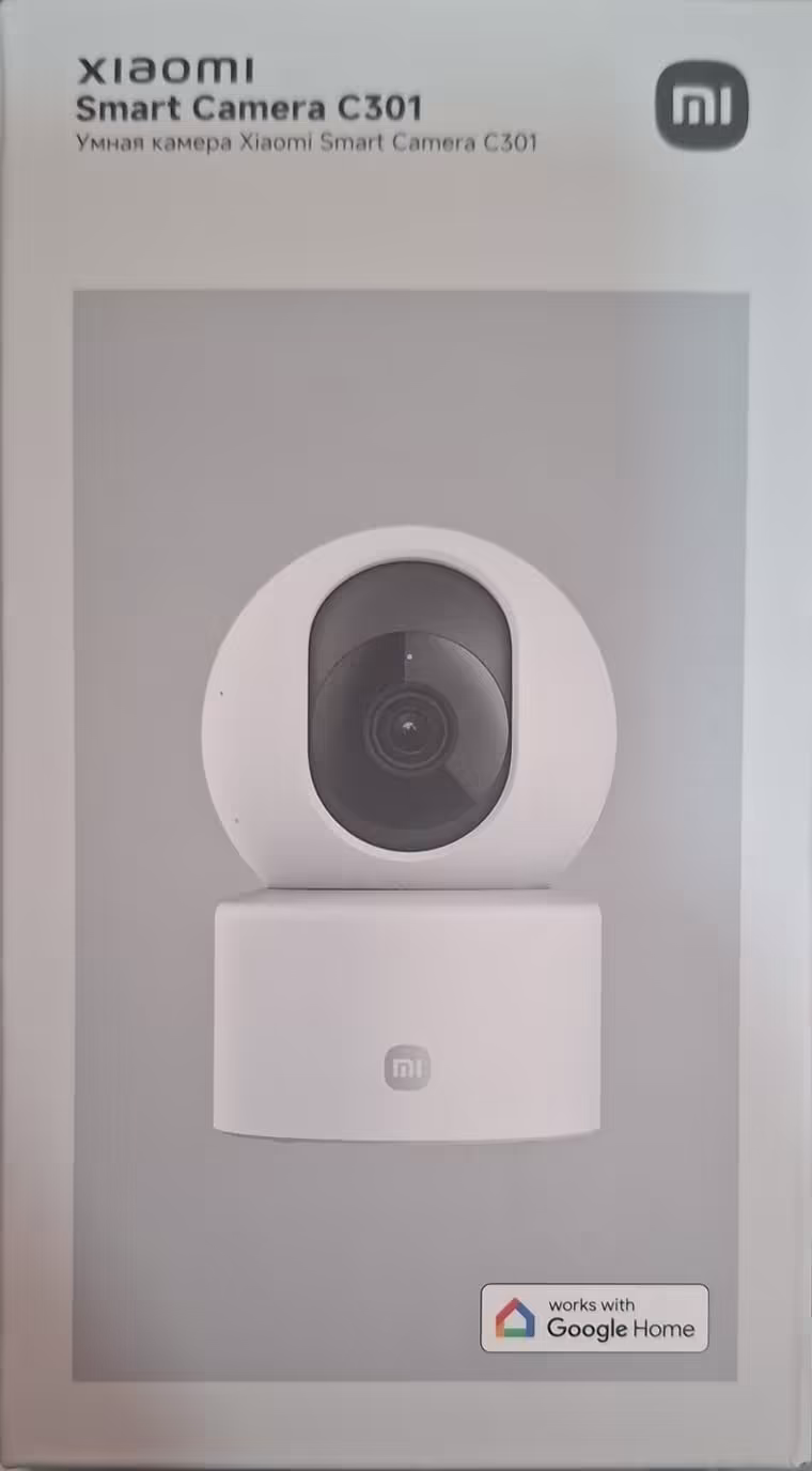 Cámara Inteligente Xiaomi Smart Camera C301 WiFi 2K con Visión Nocturna y Seguimiento Inteligente