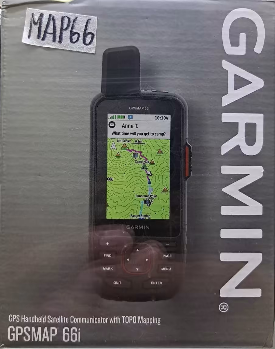 GPS Garmin GPSMAP 66i Portátil con Mapas Topográficos y Comunicación Satelital Outdoor