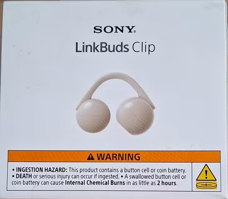 Audífonos Sony LinkBuds Clip Bluetooth Open-Ear con Diseño Ultraligero, Audio Ambiental y Llamadas Claras