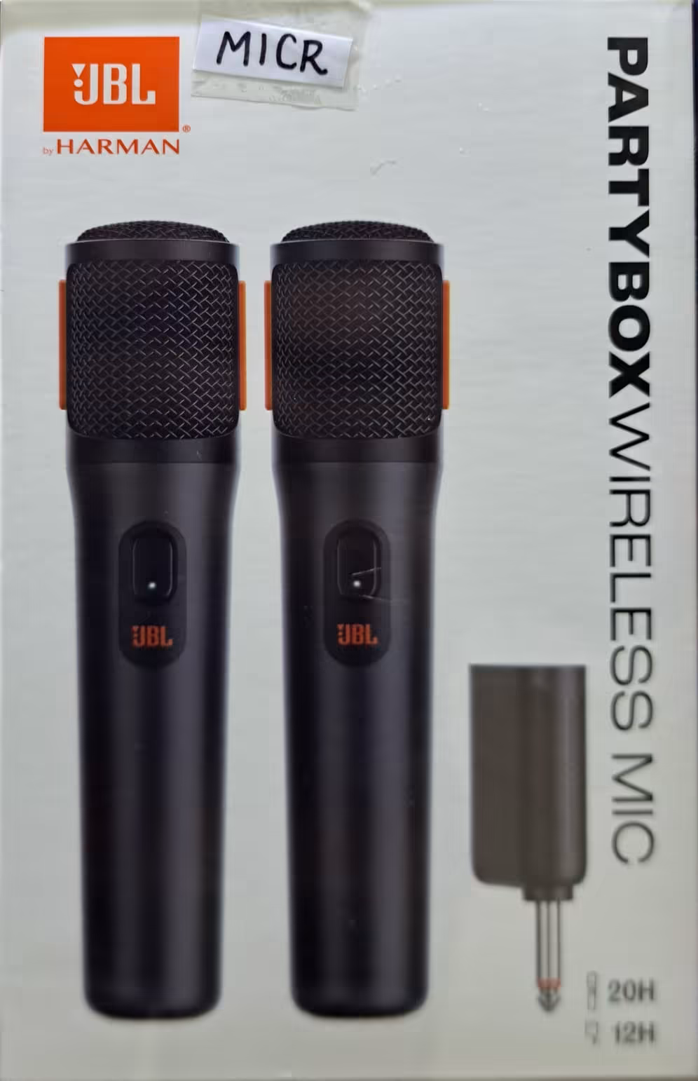 JBL PartyBox Wireless Mic | Micrófonos Inalámbricos x2 | 20H | Karaoke | 2.4GHz