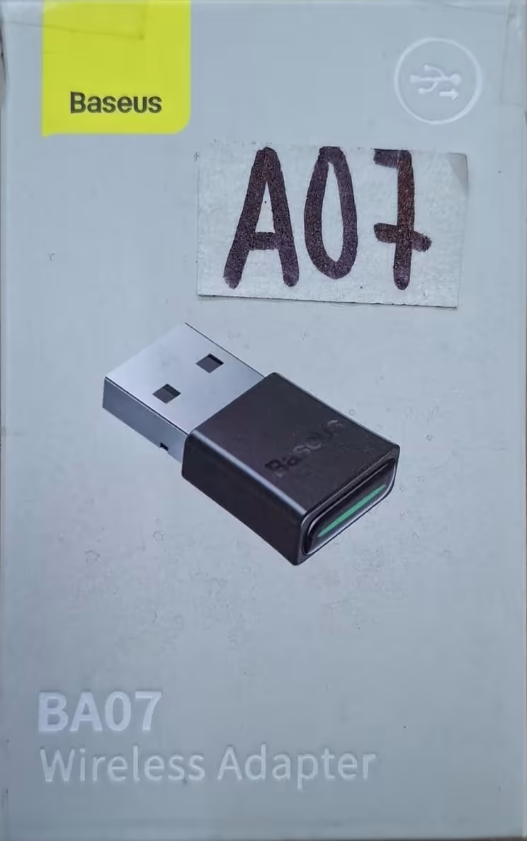 Baseus BA07 – Adaptador Inalámbrico USB Bluetooth Compacto y Eficiente
