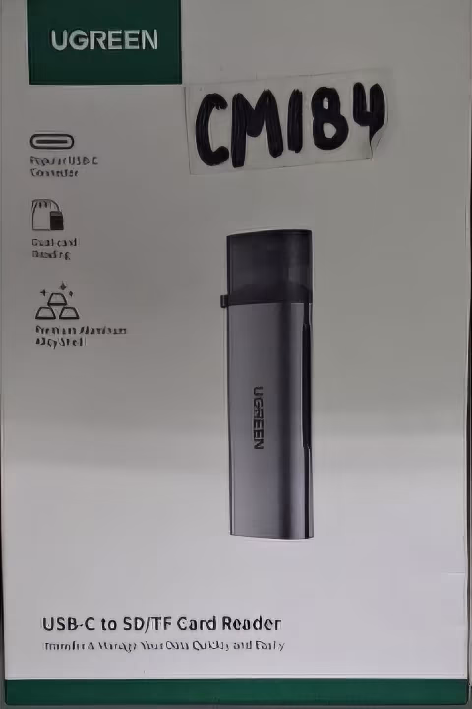 Lector de Tarjetas UGREEN USB-C a SD y MicroSD Compacto de Alta Velocidad