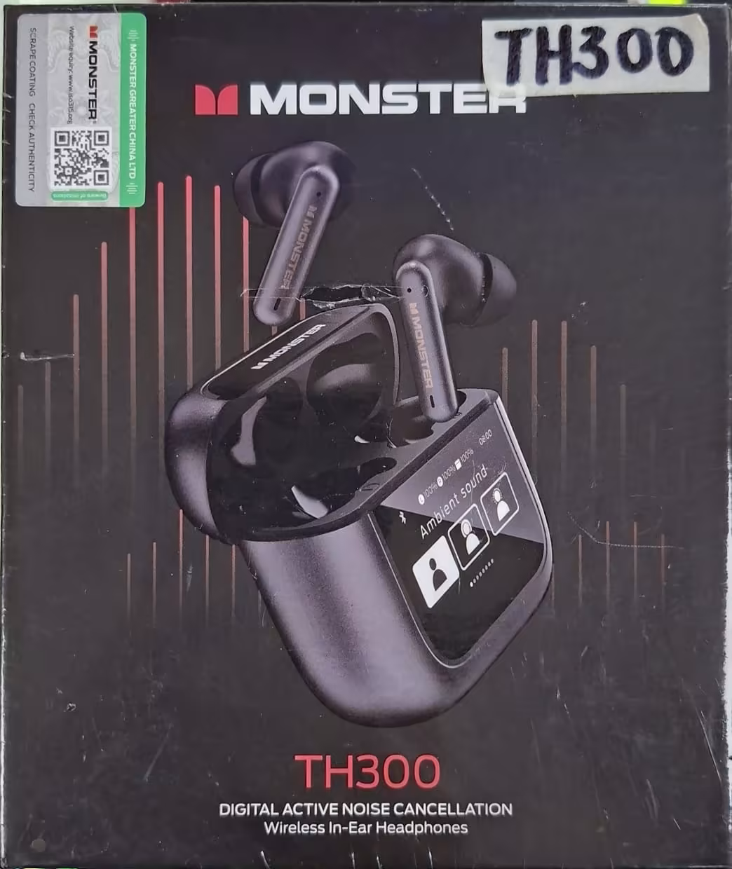 Monster TH300 – Audífonos inalámbricos con cancelación activa digital de ruido