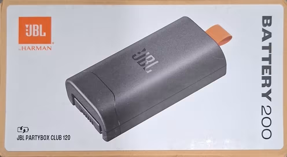 Batería JBL Battery 200 Recargable para JBL PartyBox Club 120 de Larga Duración y Reemplazo Original