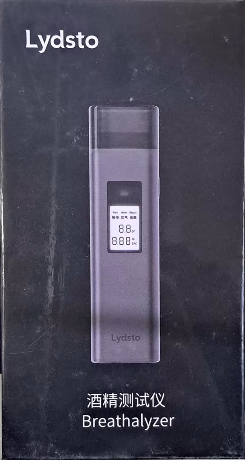 Lydsto Alcoholímetro Digital Portátil – Breathalyzer de Alta Precisión