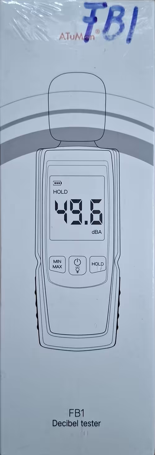Medidor de Decibeles FB1 – Control Preciso del Nivel de Ruido