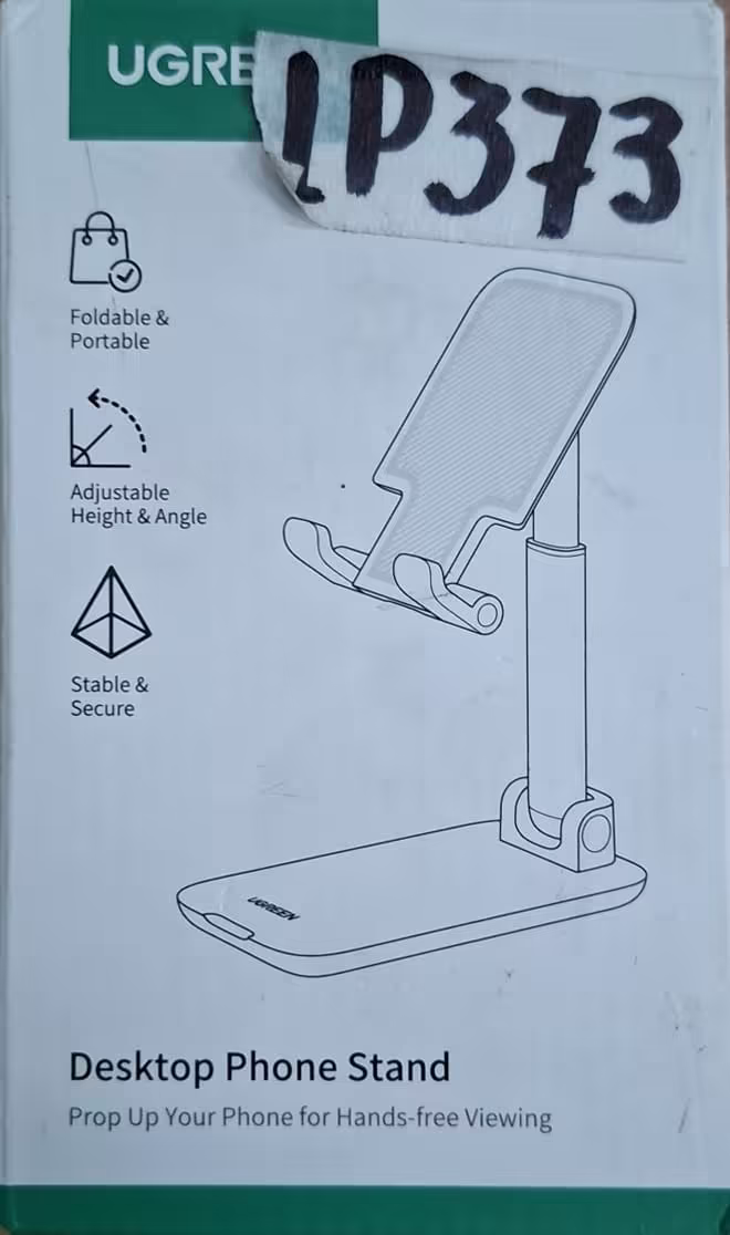 UGREEN Soporte de Escritorio para Teléfono – Diseño Ajustable, Plegable y Estable
