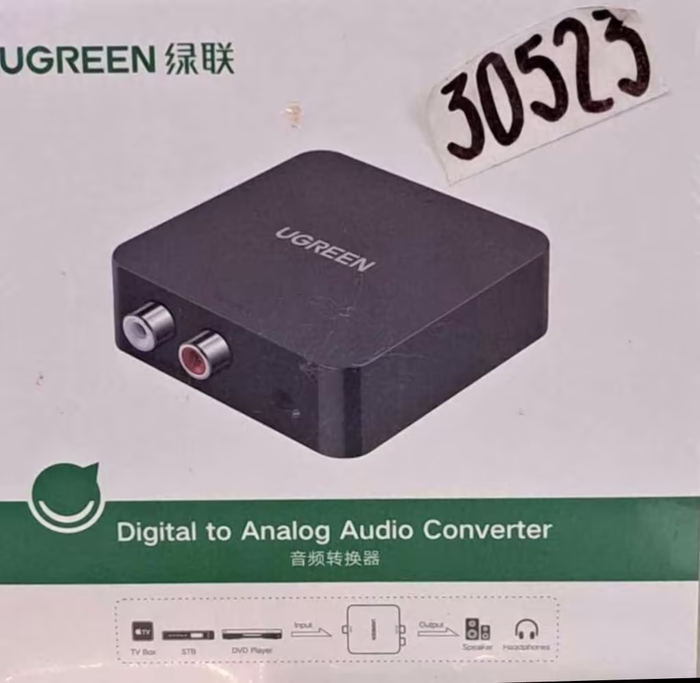UGREEN Convertidor de Audio Digital a Analógico – Sonido Claro y Compatibilidad Universal