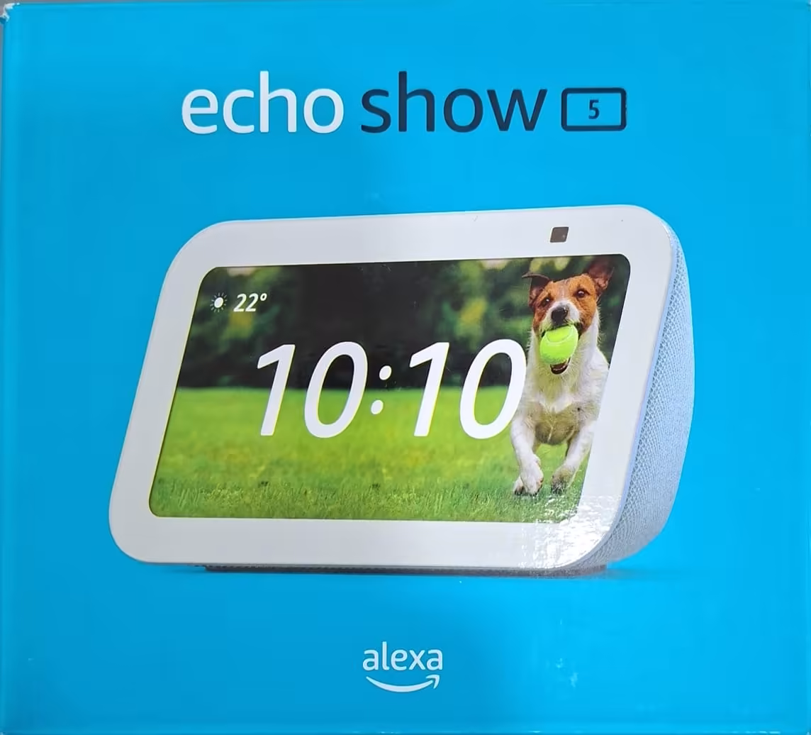 Pantalla Inteligente Amazon Echo Show 5 con Alexa Pantalla de 5.5" Cámara y Asistente de Voz Integrado