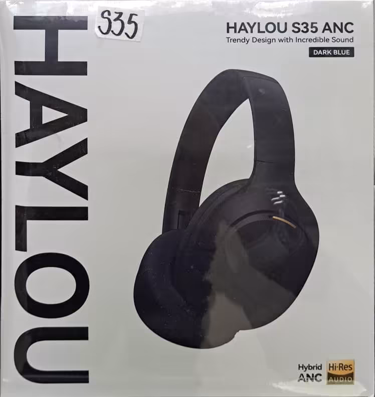 Haylou S35 ANC – Audífonos Over-Ear Inalámbricos con Cancelación Activa de Ruido (Dark Blue)