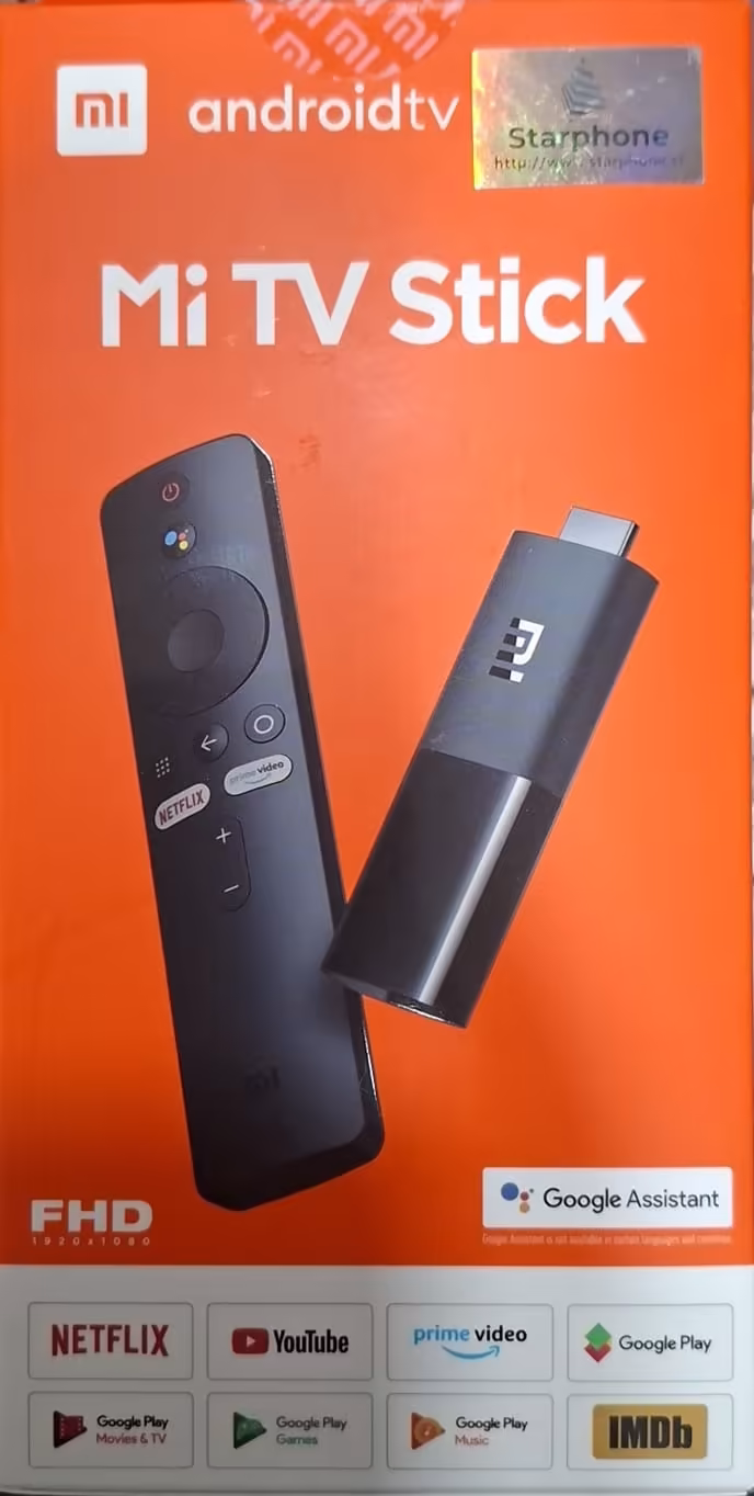 Xiaomi Mi TV Stick Full HD con Android TV, Google Assistant y Chromecast Integrado