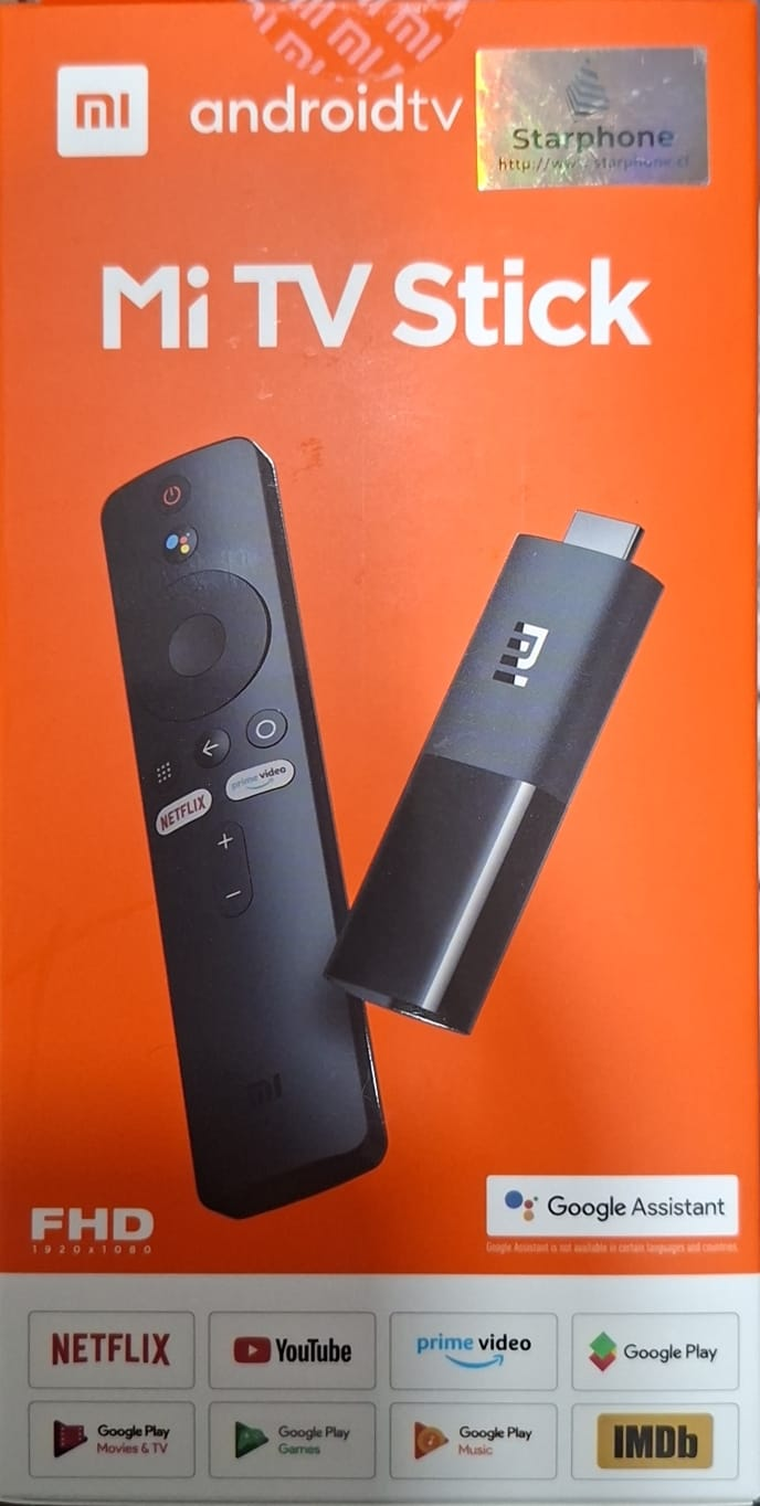 Xiaomi Mi TV Stick Full HD con Android TV, Google Assistant y Chromecast Integrado