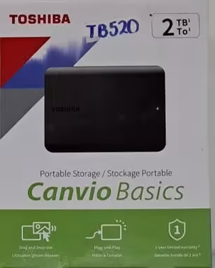 Toshiba Canvio Basics Disco Duro Externo Portátil 2TB